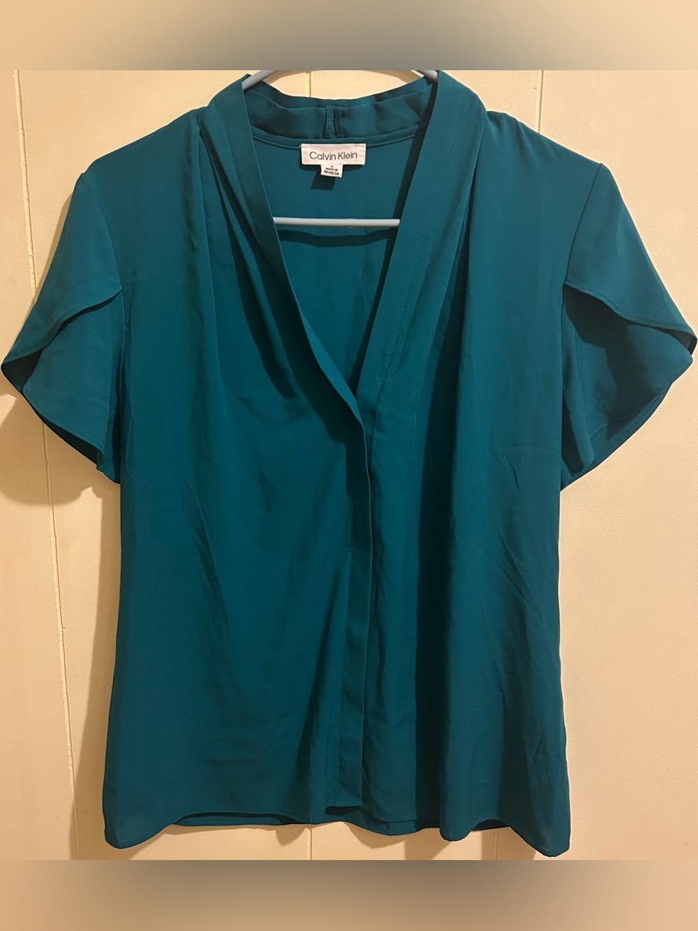 Calvin Klein Small Teal Blouse